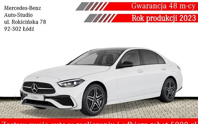 mercedes benz klasa c łódź Mercedes-Benz Klasa C cena 299999 przebieg: 5, rok produkcji 2023 z Łódź